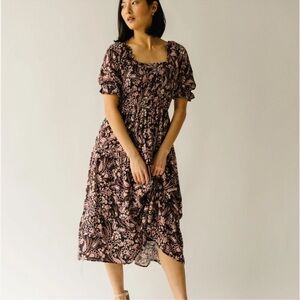 Piper and Scoot Toby Tiered Midi Dress
